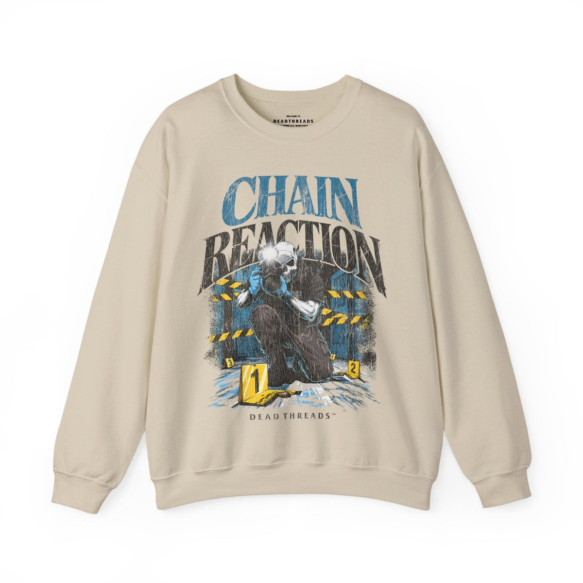 CHAIN REACTION (MALE) - CREWNECK SWEATSHIRT – Sweatshirt – Dead Threads Apparel