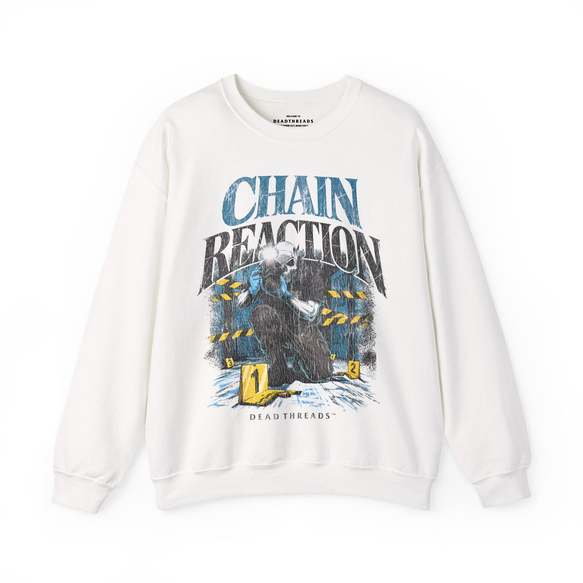 CHAIN REACTION (MALE) - CREWNECK SWEATSHIRT – Sweatshirt – Dead Threads Apparel