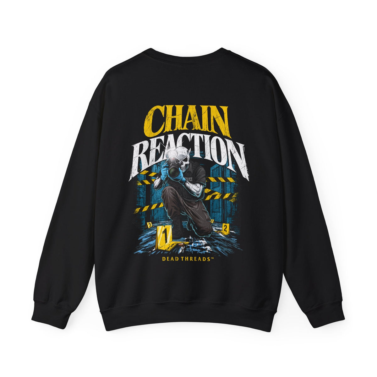 CHAIN REACTION (MALE) - “DT ESSENTIAL" CREWNECK SWEATSHIRT – Sweatshirt – Dead Threads Apparel