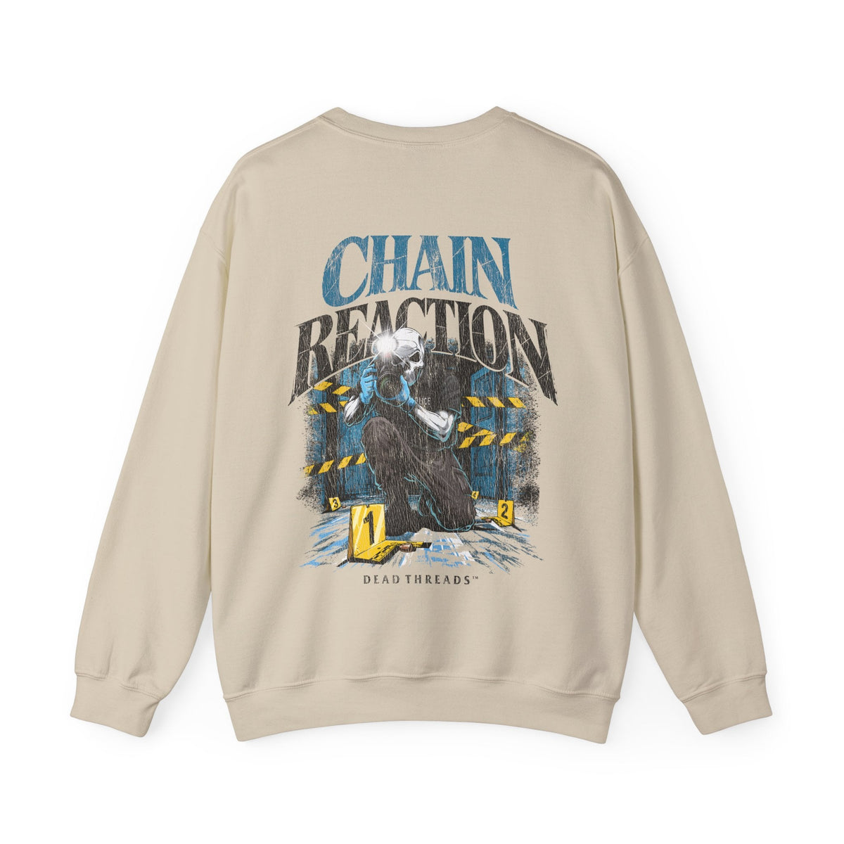 CHAIN REACTION (MALE) - “DT ESSENTIAL" CREWNECK SWEATSHIRT – Sweatshirt – Dead Threads Apparel