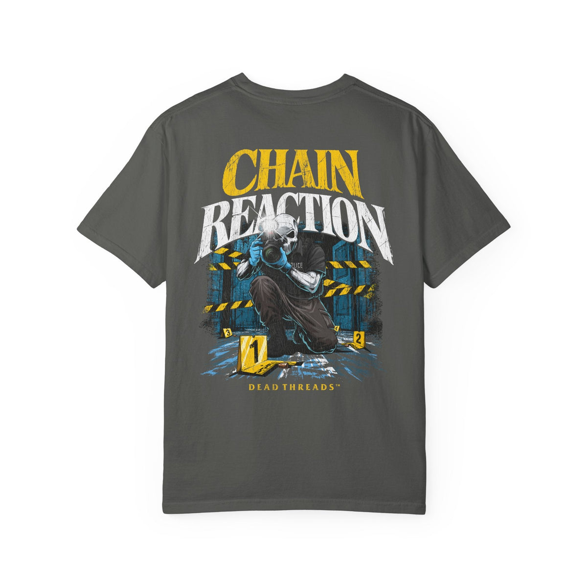 CHAIN REACTION (MALE) - “DT ESSENTIAL" PREMIUM T-SHIRT – T-Shirt – Dead Threads Apparel