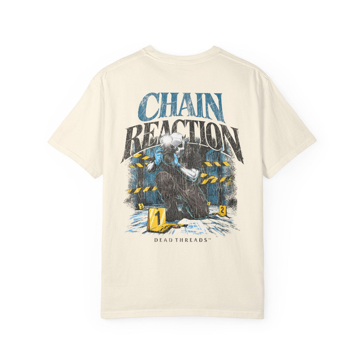 CHAIN REACTION (MALE) - “DT ESSENTIAL" PREMIUM T-SHIRT – T-Shirt – Dead Threads Apparel
