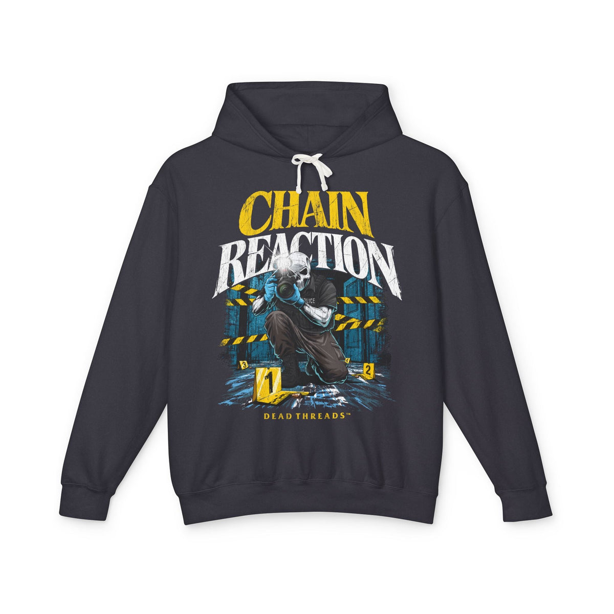 CHAIN REACTION (MALE) - LIGHTWEIGHT HOODIE – Hoodie – Dead Threads Apparel