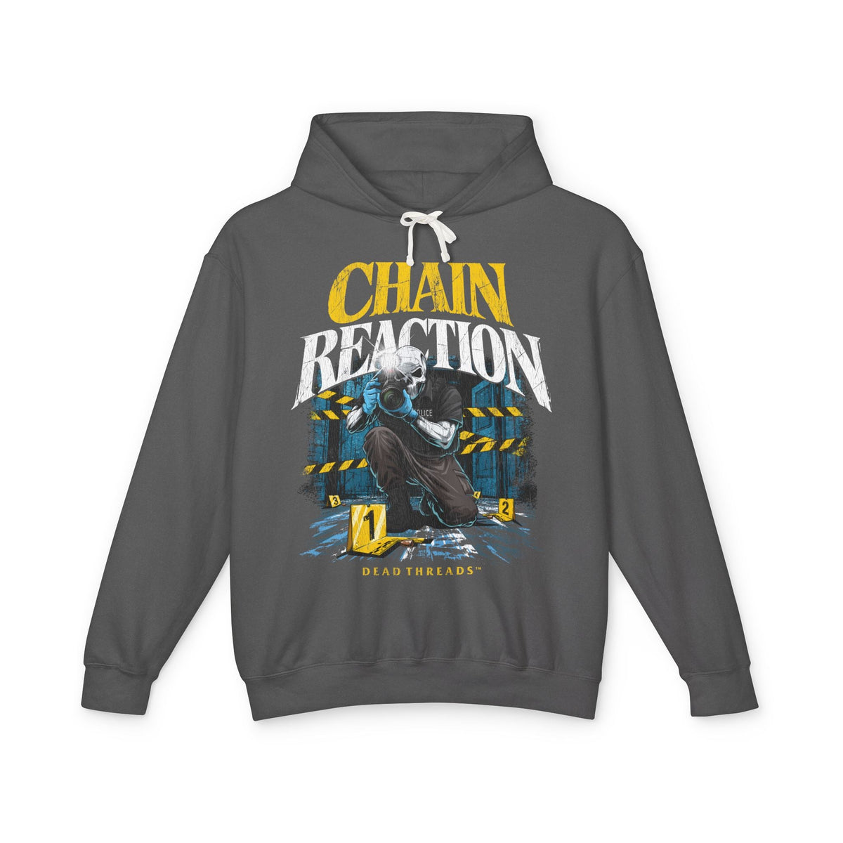CHAIN REACTION (MALE) - LIGHTWEIGHT HOODIE – Hoodie – Dead Threads Apparel