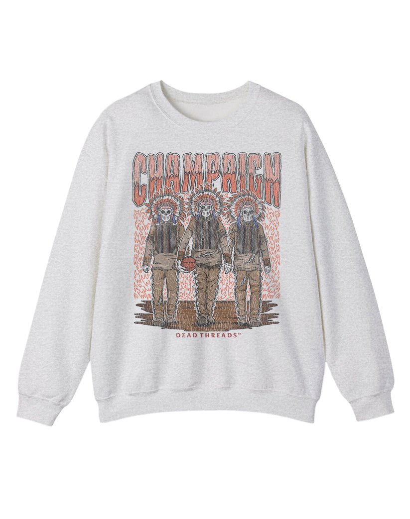 CHAMPAIGN BASKETBALL CREWNECK SWEATSHIRT – Sweatshirt – Dead Threads Apparel