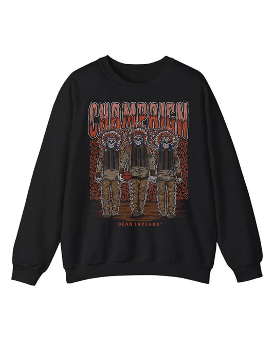 CHAMPAIGN BASKETBALL CREWNECK SWEATSHIRT – Sweatshirt – Dead Threads Apparel