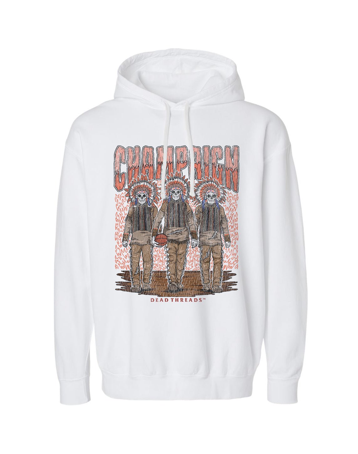 CHAMPAIGN BASKETBALL - LIGHTWEIGHT HOODIE – Lightweight – Dead Threads Apparel