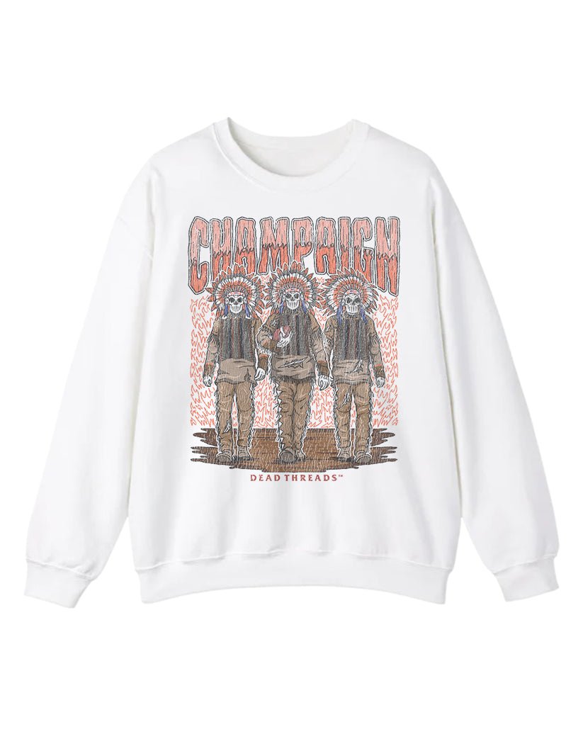 CHAMPAIGN FOOTBALL CREWNECK SWEATSHIRT – Sweatshirt – Dead Threads Apparel
