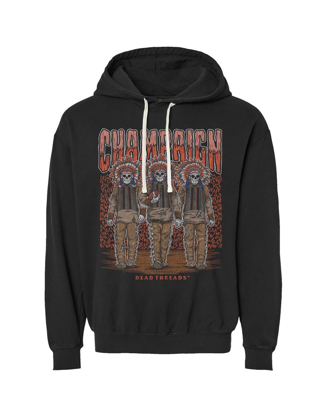 CHAMPAIGN FOOTBALL - LIGHTWEIGHT HOODIE – Lightweight – Dead Threads Apparel