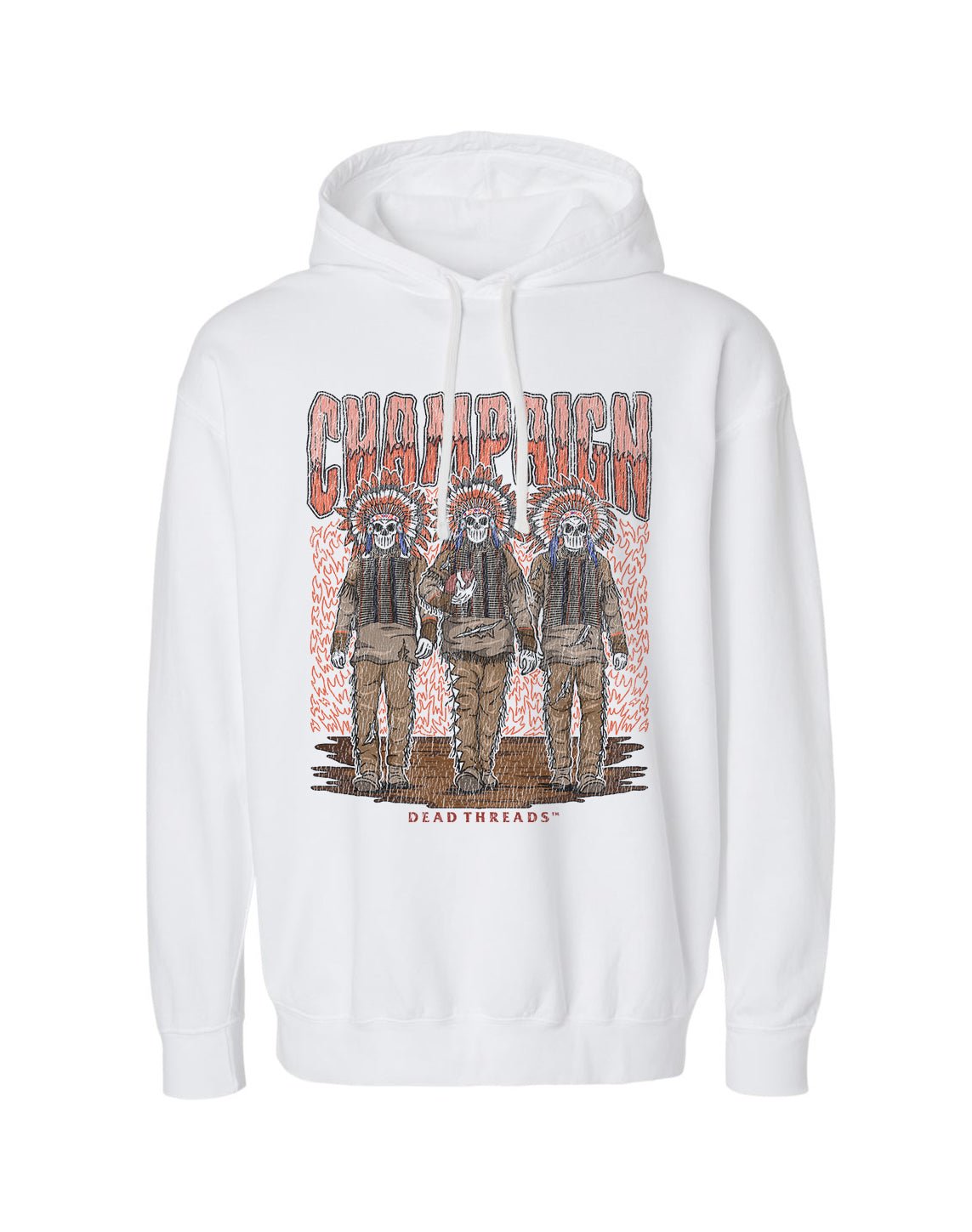 CHAMPAIGN FOOTBALL - LIGHTWEIGHT HOODIE – Lightweight – Dead Threads Apparel