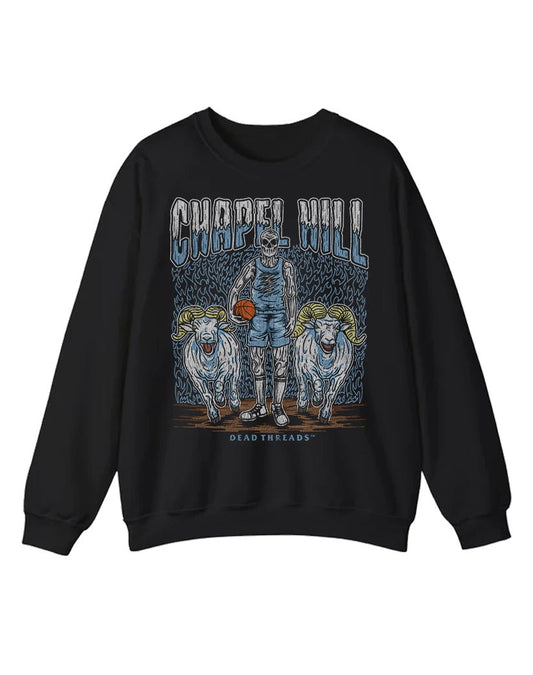 CHAPEL HILL BASKETBALL CREWNECK SWEATSHIRT – Sweatshirt – Dead Threads Apparel