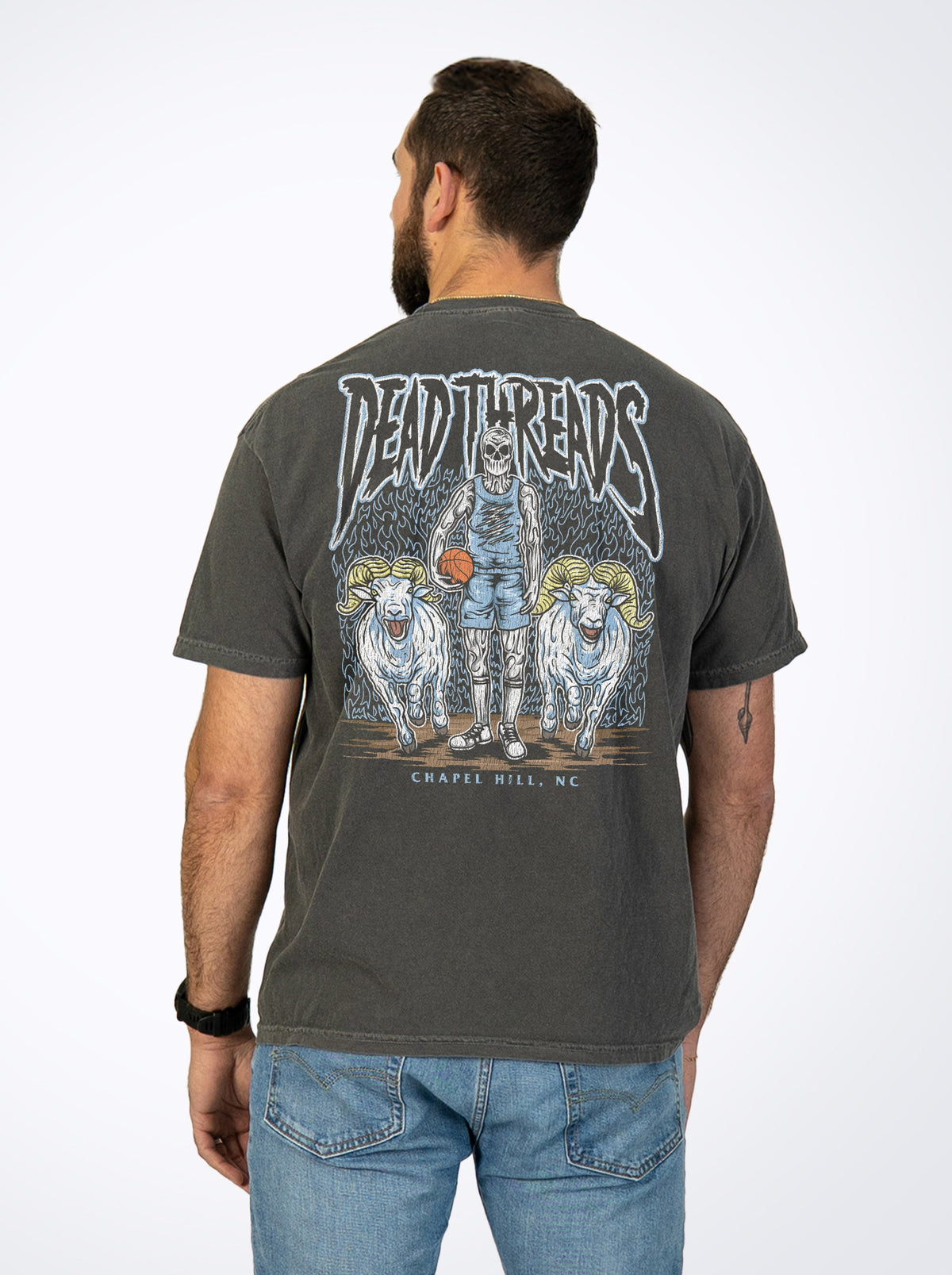 CHAPEL HILL BASKETBALL - “DT ESSENTIAL" PREMIUM T-SHIRT – T-Shirt – Dead Threads Apparel