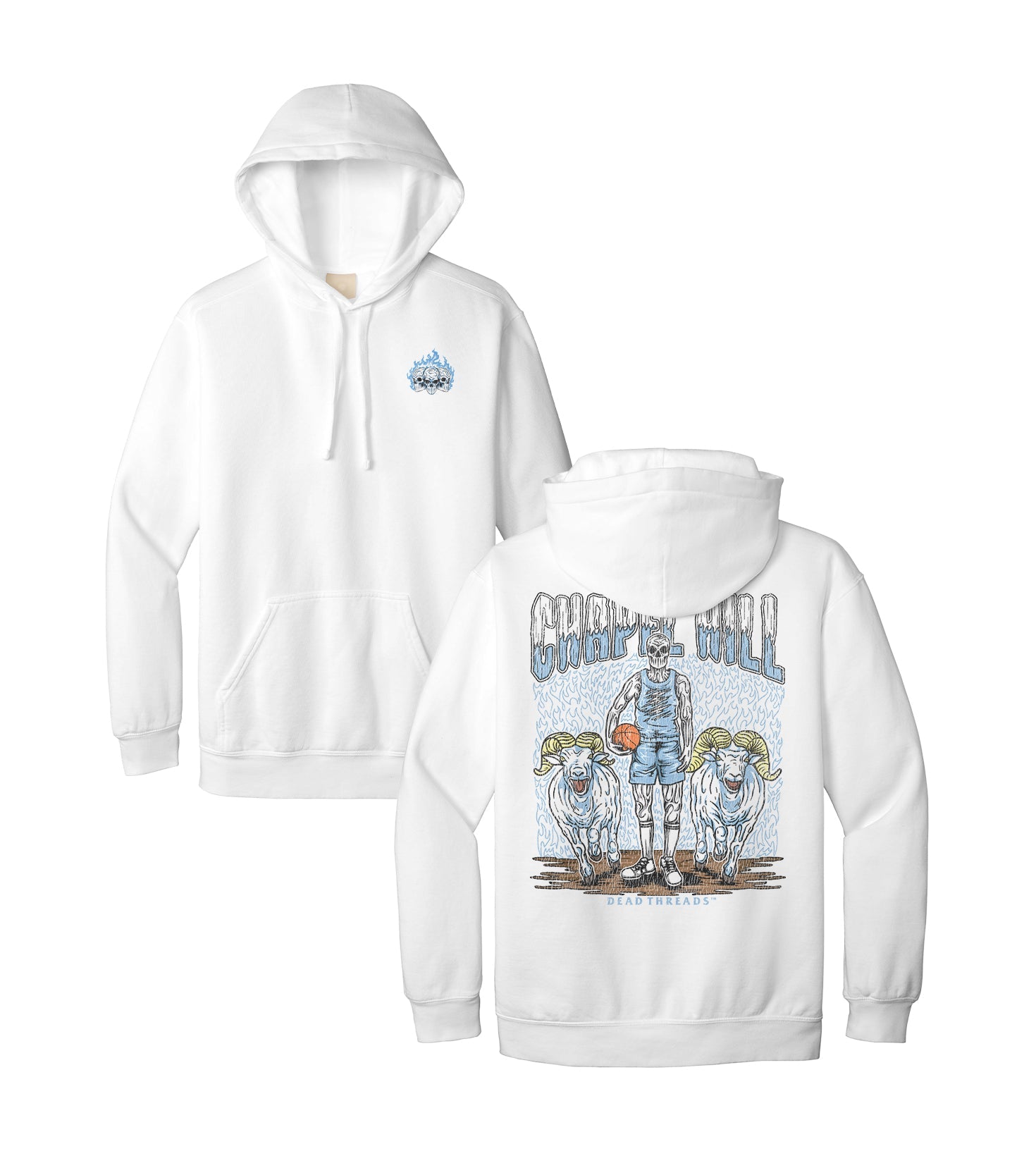 CHAPEL HILL BASKETBALL - HOODIE – Hoodie – Dead Threads Apparel