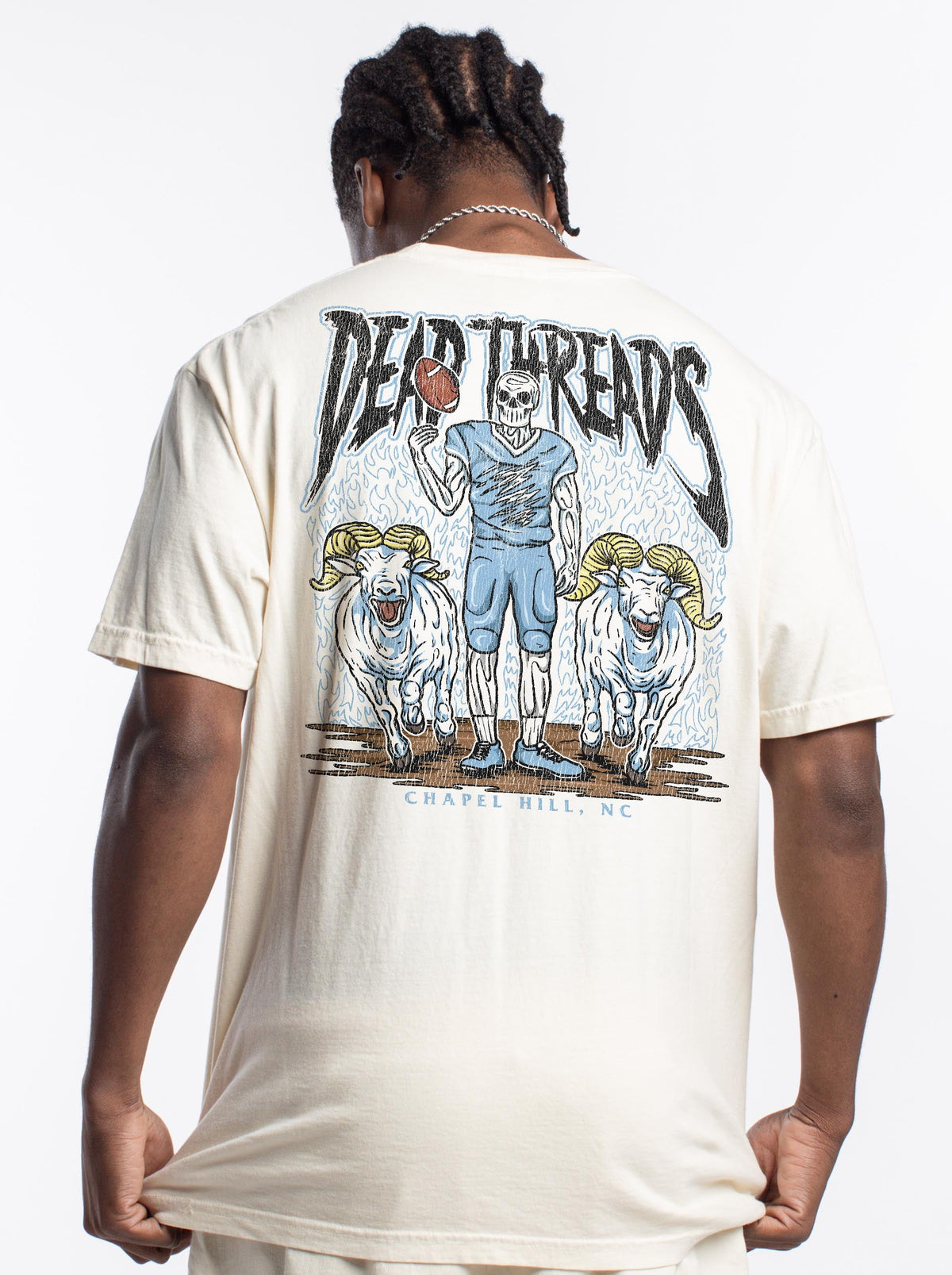 CHAPEL HILL FOOTBALL - “3 SKULL” PREMIUM T-SHIRT – T-Shirt – Dead Threads Apparel