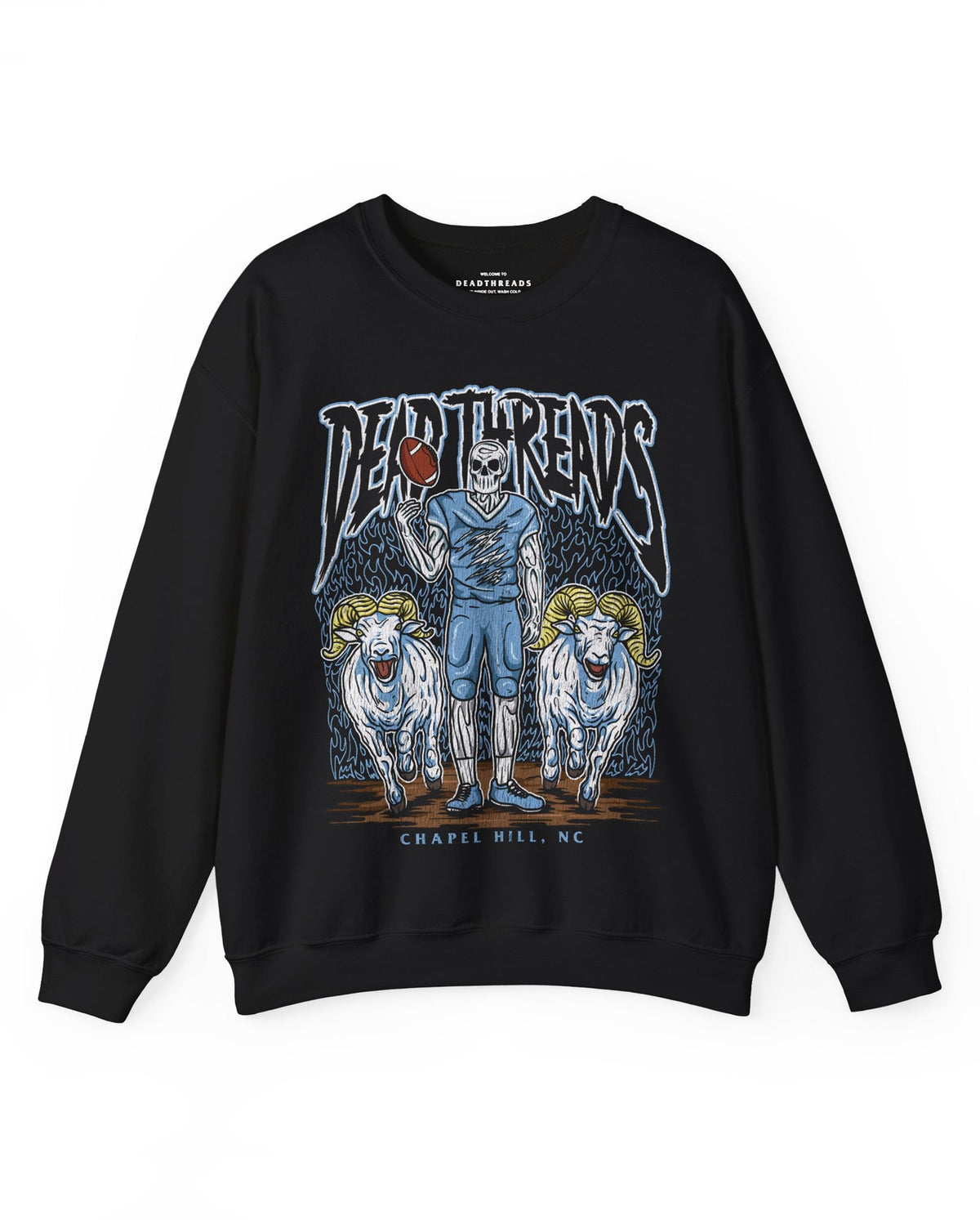 CHAPEL HILL FOOTBALL - CREWNECK SWEATSHIRT – Sweatshirt – Dead Threads Apparel