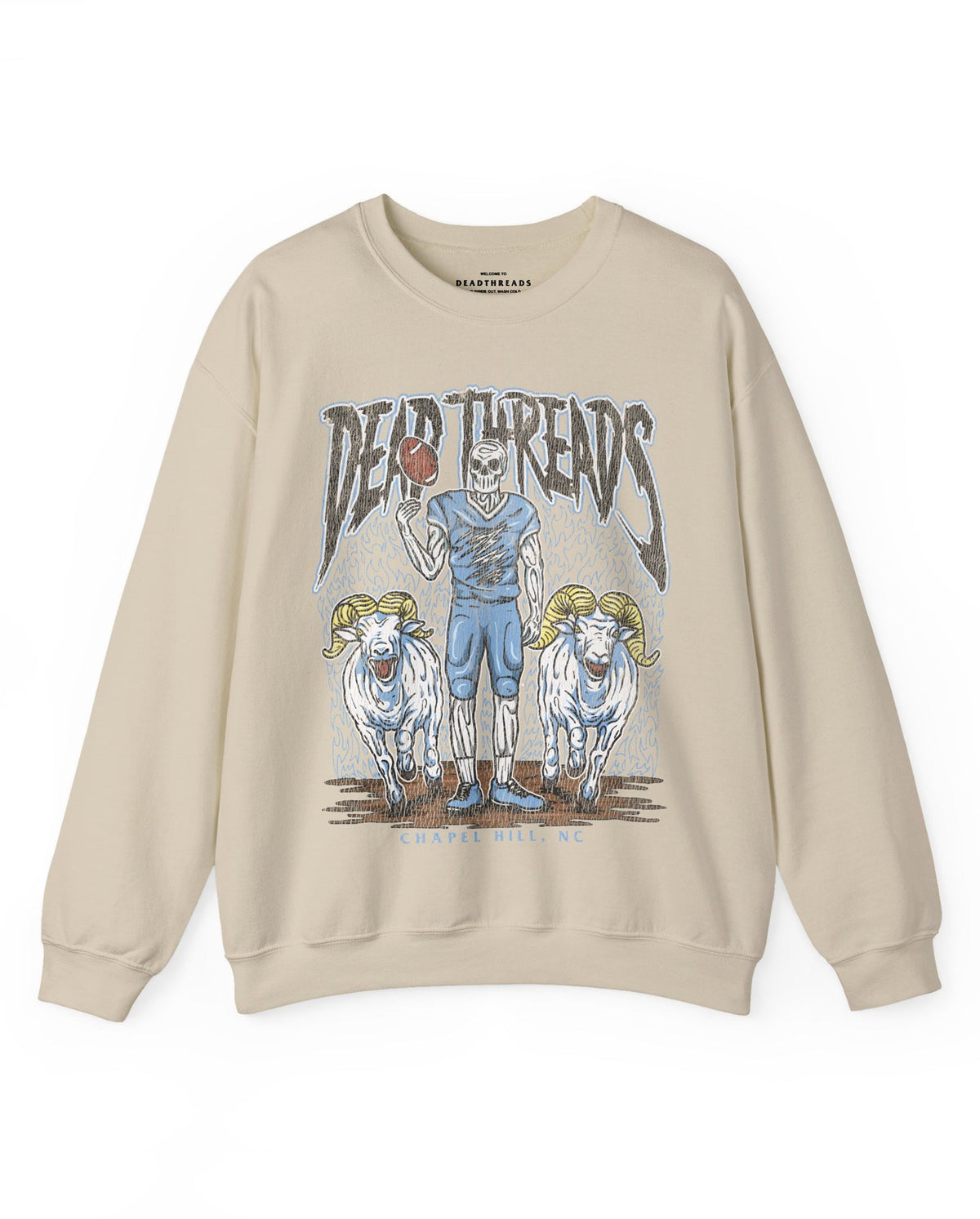CHAPEL HILL FOOTBALL - CREWNECK SWEATSHIRT – Sweatshirt – Dead Threads Apparel