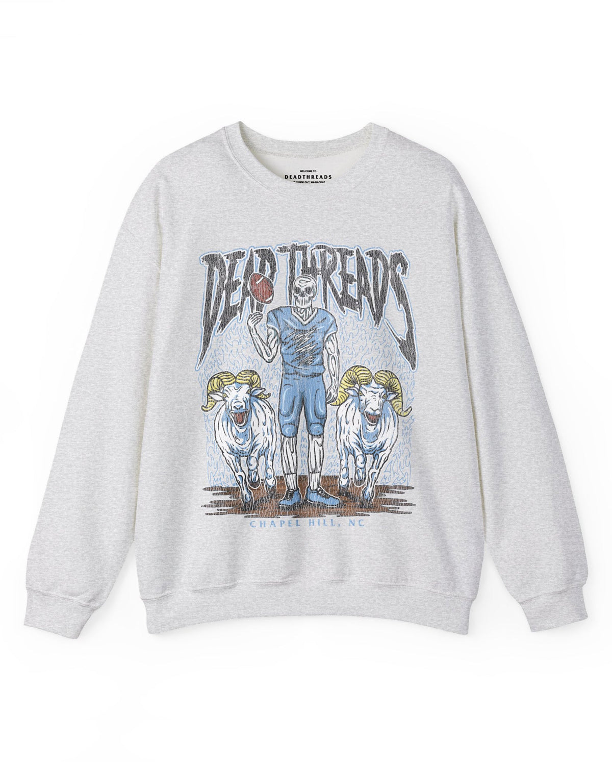 CHAPEL HILL FOOTBALL - CREWNECK SWEATSHIRT – Sweatshirt – Dead Threads Apparel