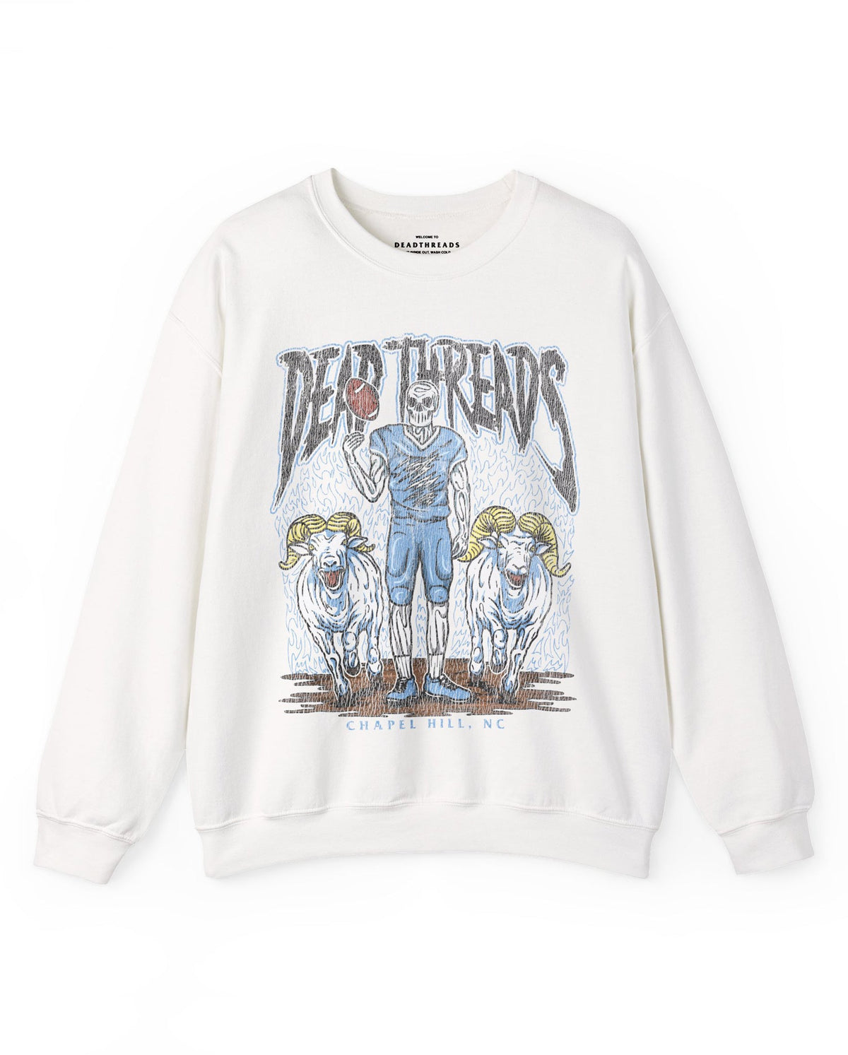 CHAPEL HILL FOOTBALL - CREWNECK SWEATSHIRT – Sweatshirt – Dead Threads Apparel