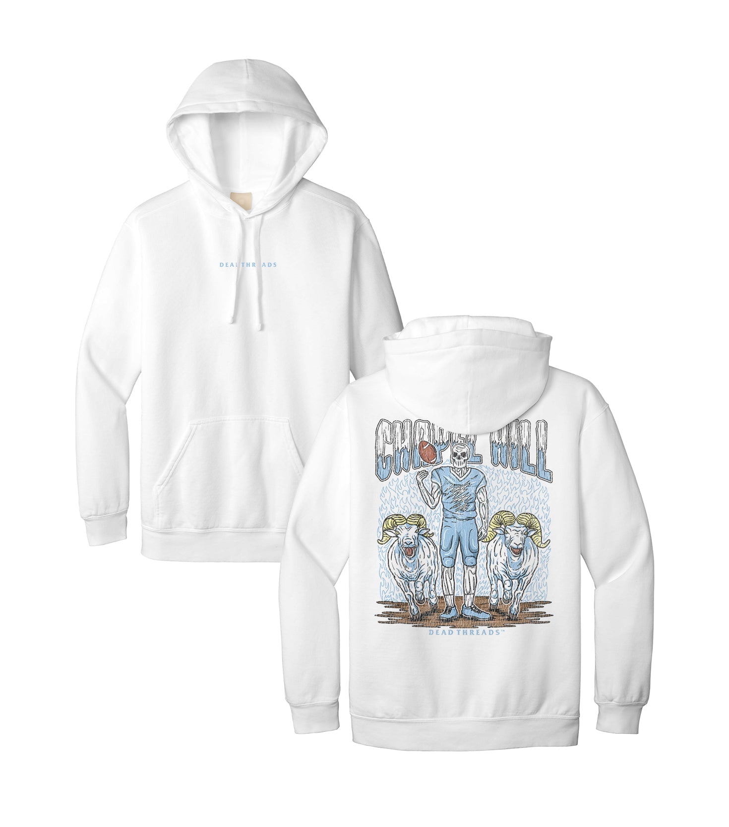CHAPEL HILL FOOTBALL - “DT ESSENTIAL" HOODIE – Hoodie – Dead Threads Apparel