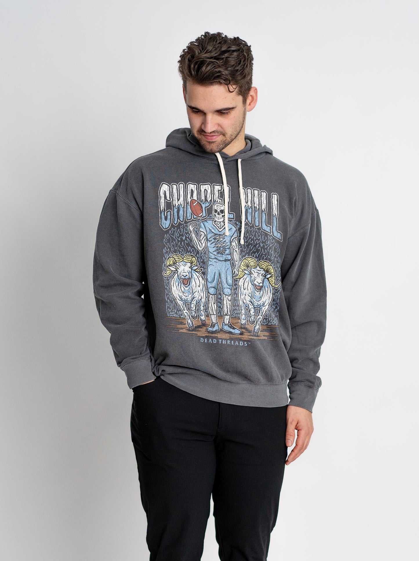 CHAPEL HILL FOOTBALL - LIGHTWEIGHT HOODIE – Lightweight – Dead Threads Apparel