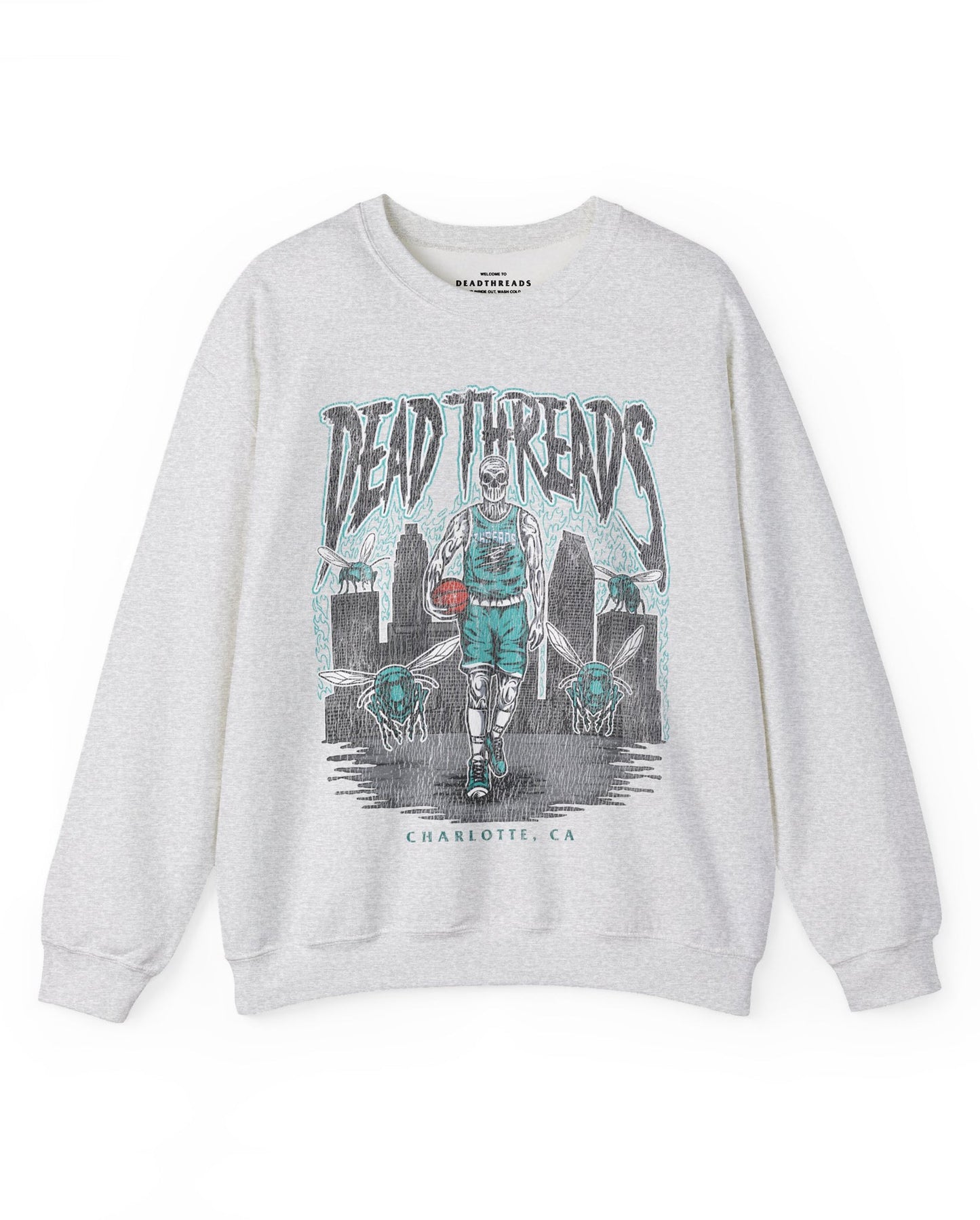 CHARLOTTE BASKETBALL - CREWNECK SWEATSHIRT – Sweatshirt – Dead Threads Apparel