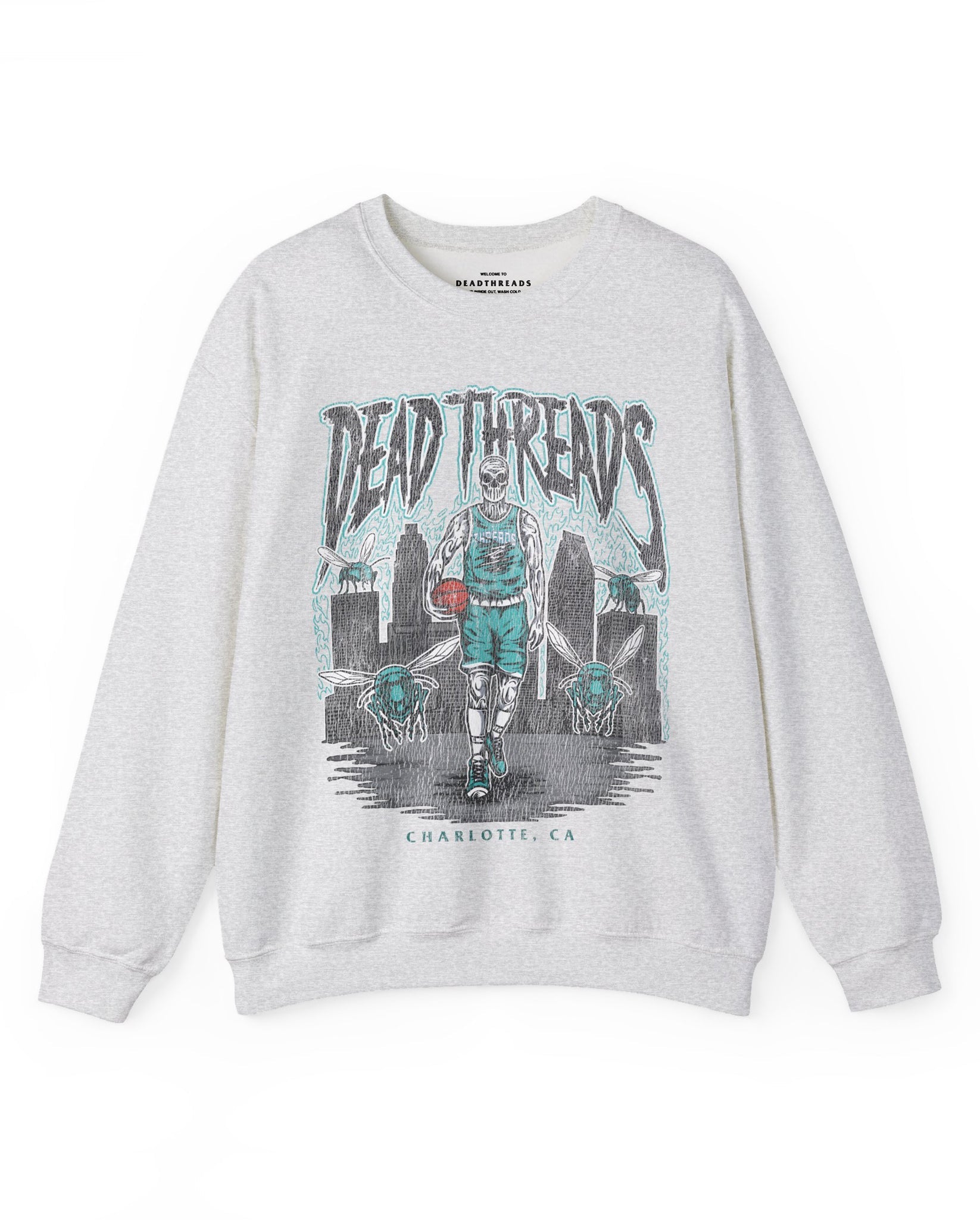CHARLOTTE BASKETBALL - CREWNECK SWEATSHIRT – Sweatshirt – Dead Threads Apparel