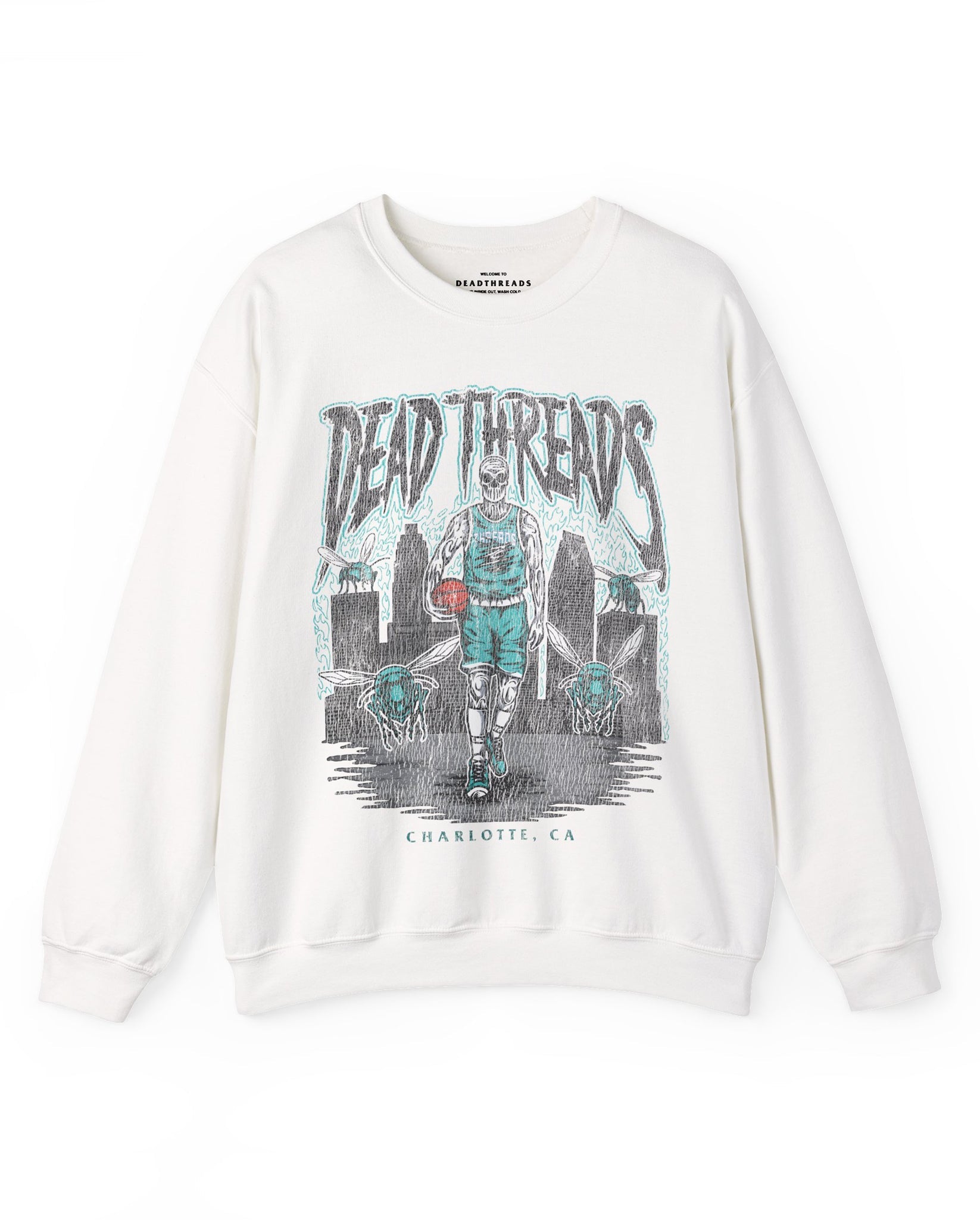 CHARLOTTE BASKETBALL - CREWNECK SWEATSHIRT – Sweatshirt – Dead Threads Apparel