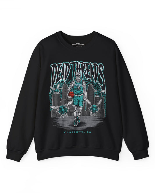 CHARLOTTE BASKETBALL - CREWNECK SWEATSHIRT – Sweatshirt – Dead Threads Apparel