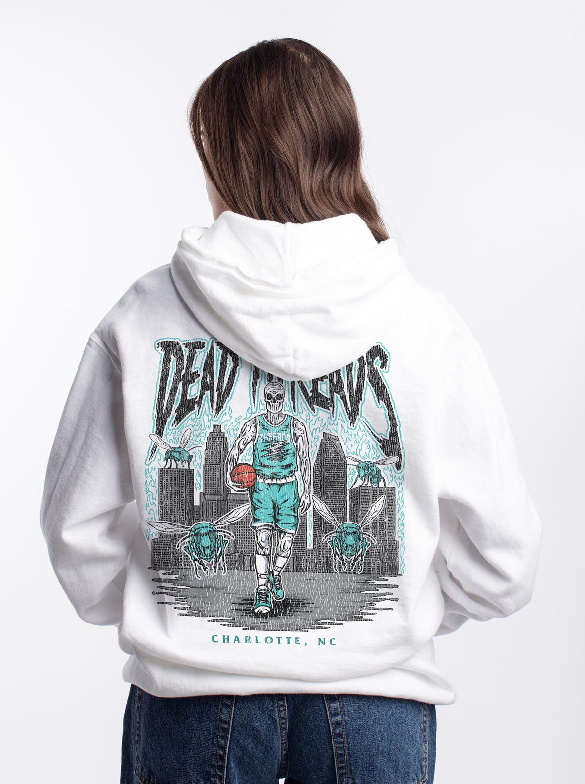CHARLOTTE BASKETBALL - “DT ESSENTIAL" HOODIE – Hoodie – Dead Threads Apparel