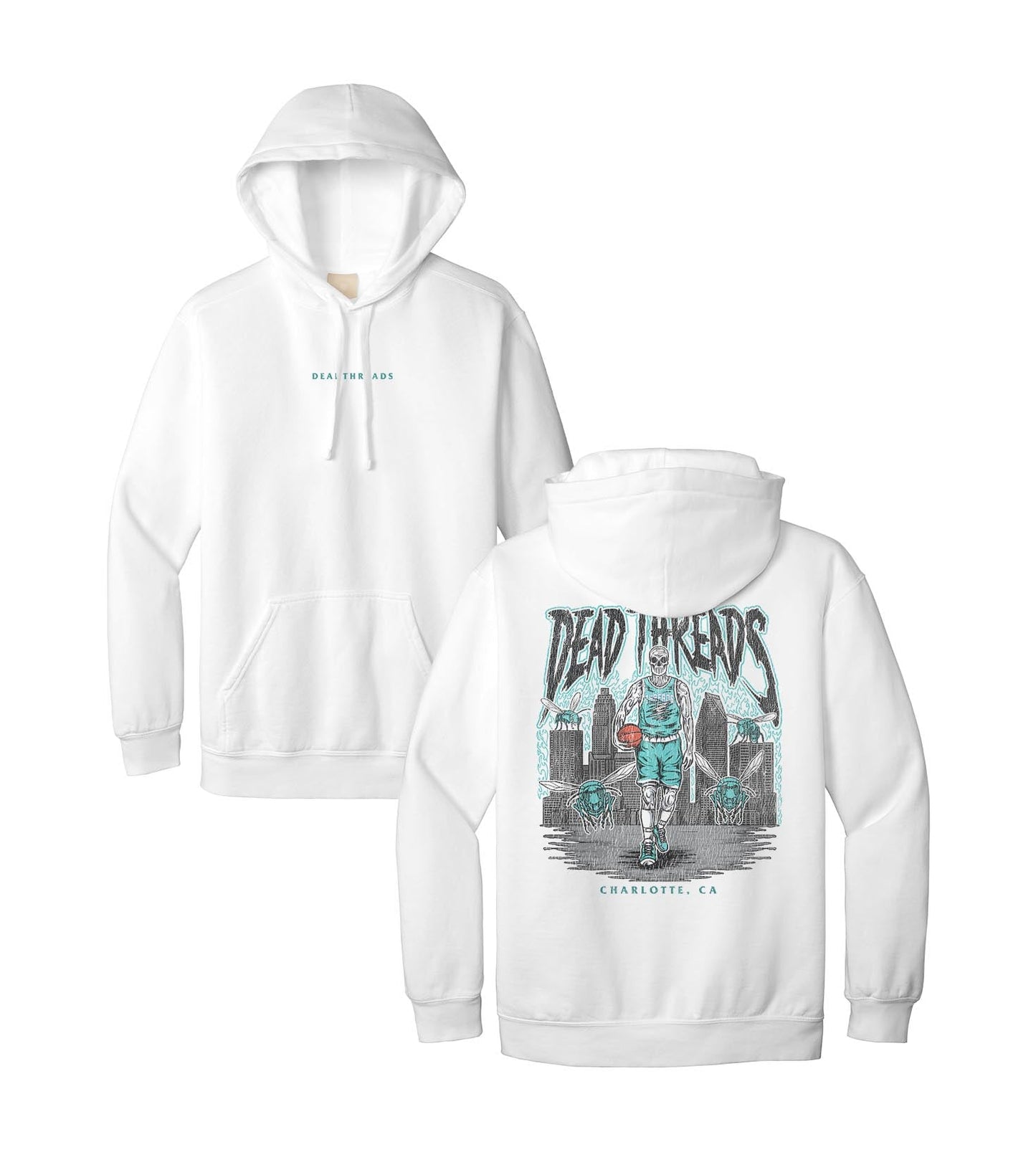 CHARLOTTE BASKETBALL - “DT ESSENTIAL" HOODIE – Hoodie – Dead Threads Apparel