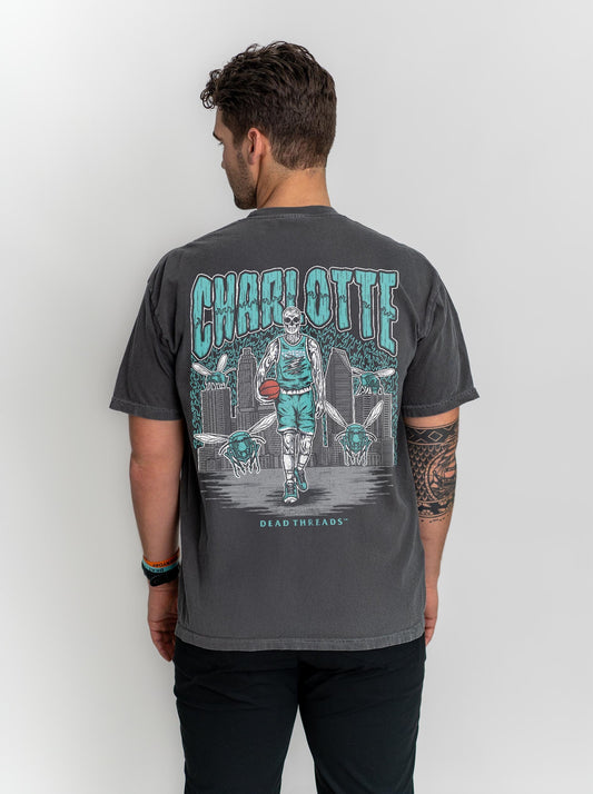 CHARLOTTE BASKETBALL - “DT ESSENTIAL" PREMIUM T - SHIRT – T-Shirt – Dead Threads Apparel