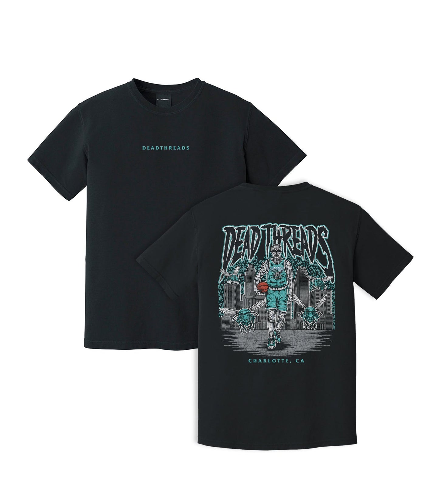 CHARLOTTE BASKETBALL - “DT ESSENTIAL" PREMIUM T-SHIRT – T-Shirt – Dead Threads Apparel