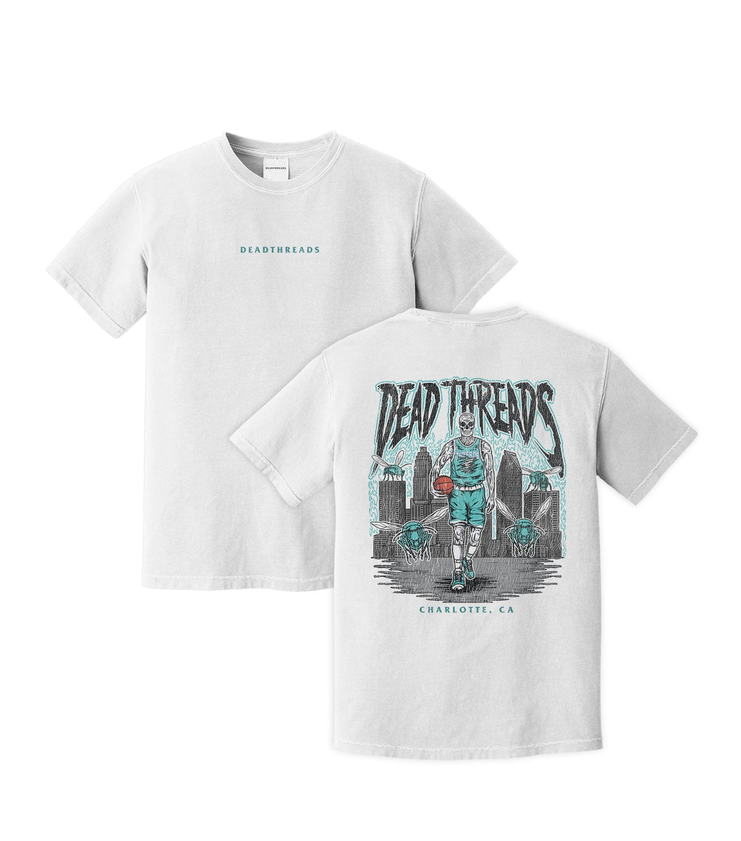 CHARLOTTE BASKETBALL - “DT ESSENTIAL" PREMIUM T-SHIRT – T-Shirt – Dead Threads Apparel