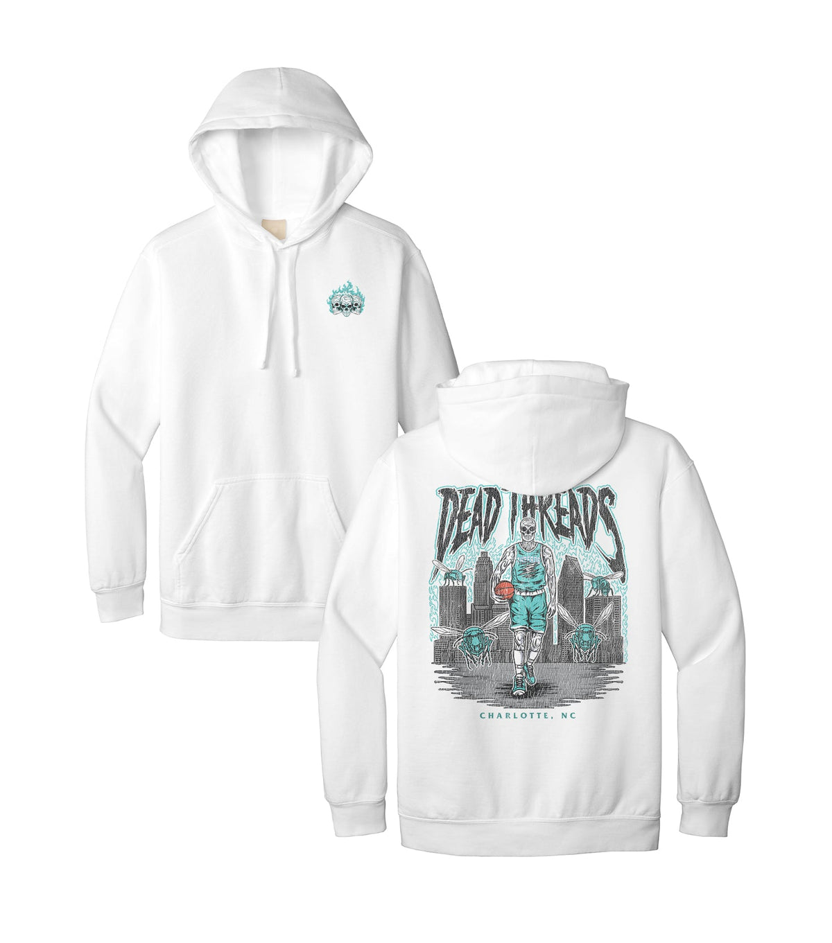 CHARLOTTE BASKETBALL - HOODIE – Hoodie – Dead Threads Apparel