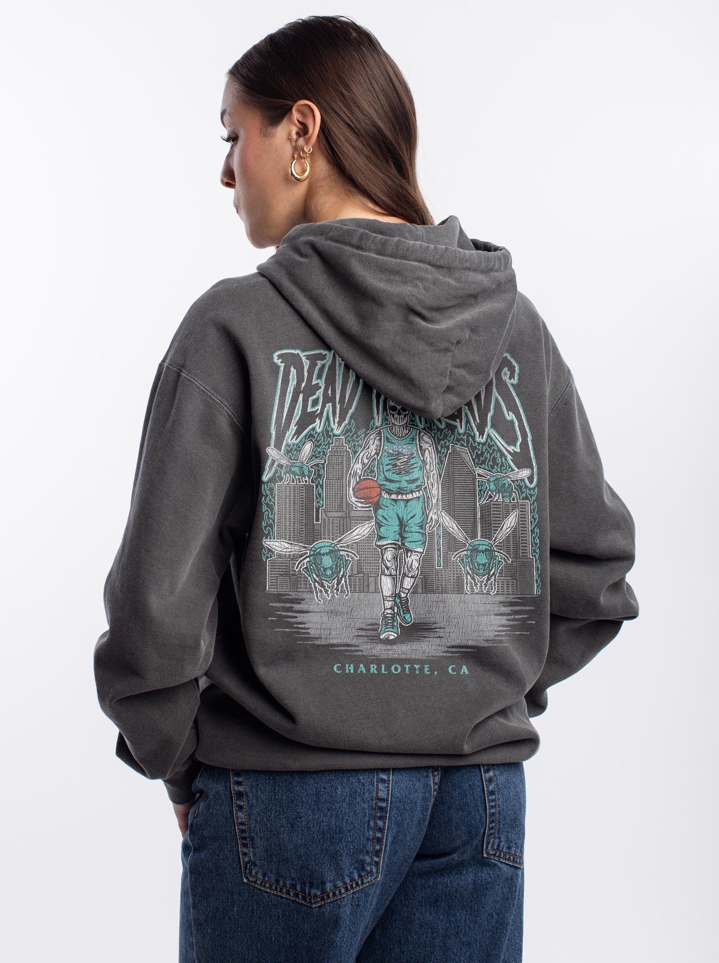CHARLOTTE BASKETBALL - HOODIE – Hoodie – Dead Threads Apparel