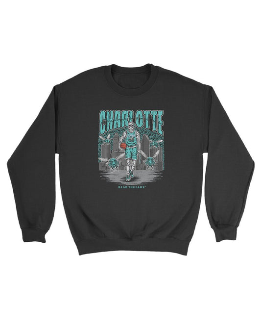 CHARLOTTE BASKETBALL KIDS CREWNECK SWEATSHIRT – Kids clothes – Dead Threads Apparel