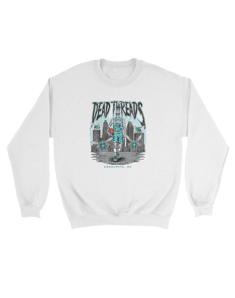 CHARLOTTE BASKETBALL - KIDS CREWNECK SWEATSHIRT – Kids clothes – Dead Threads Apparel