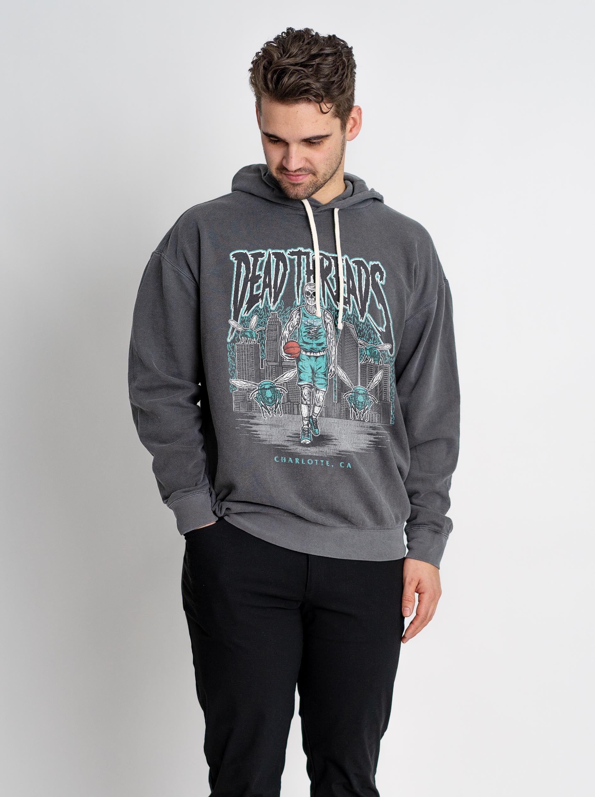CHARLOTTE BASKETBALL - LIGHTWEIGHT HOODIE – Lightweight – Dead Threads Apparel