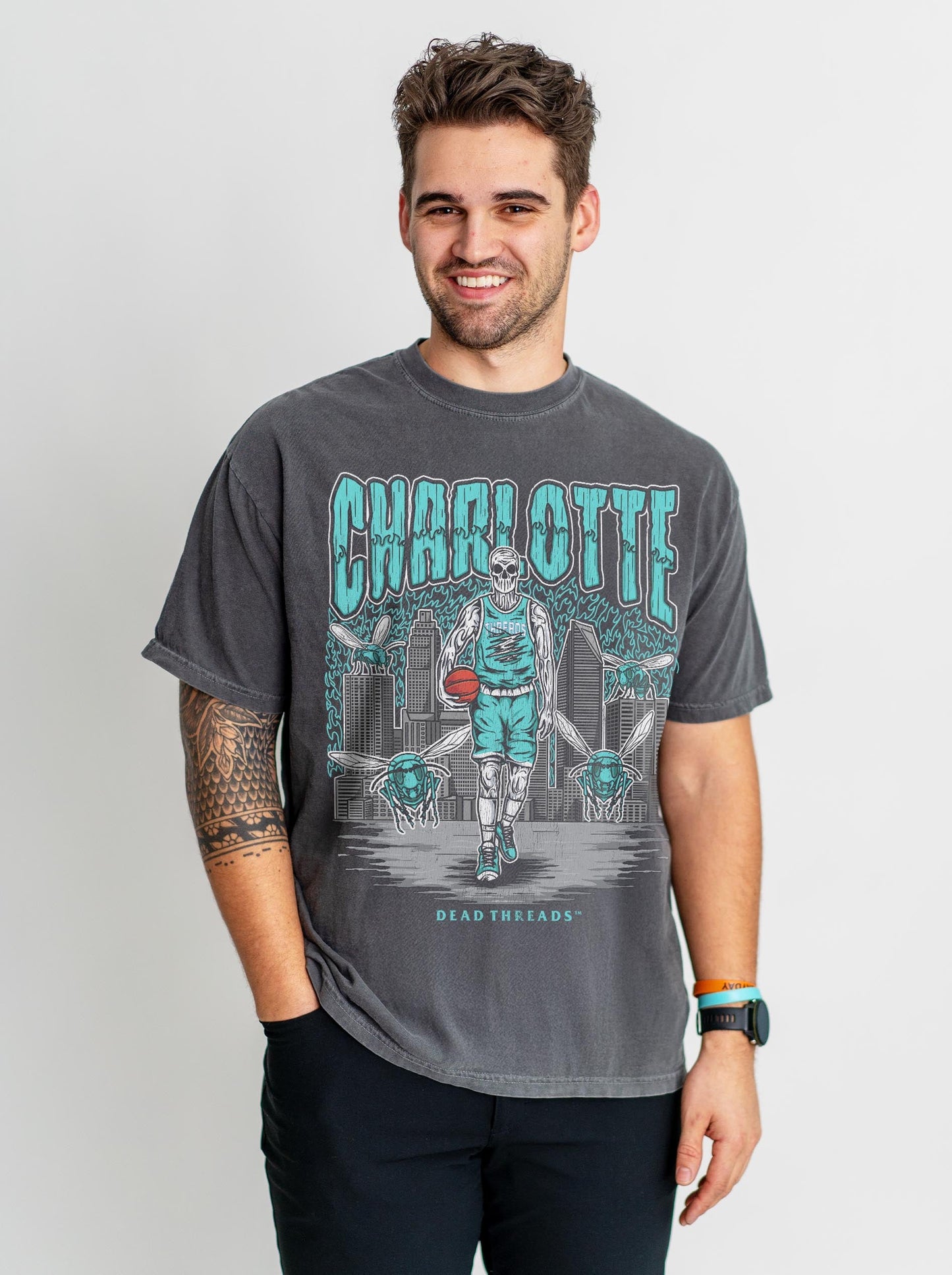CHARLOTTE BASKETBALL – T-Shirt – Dead Threads Apparel