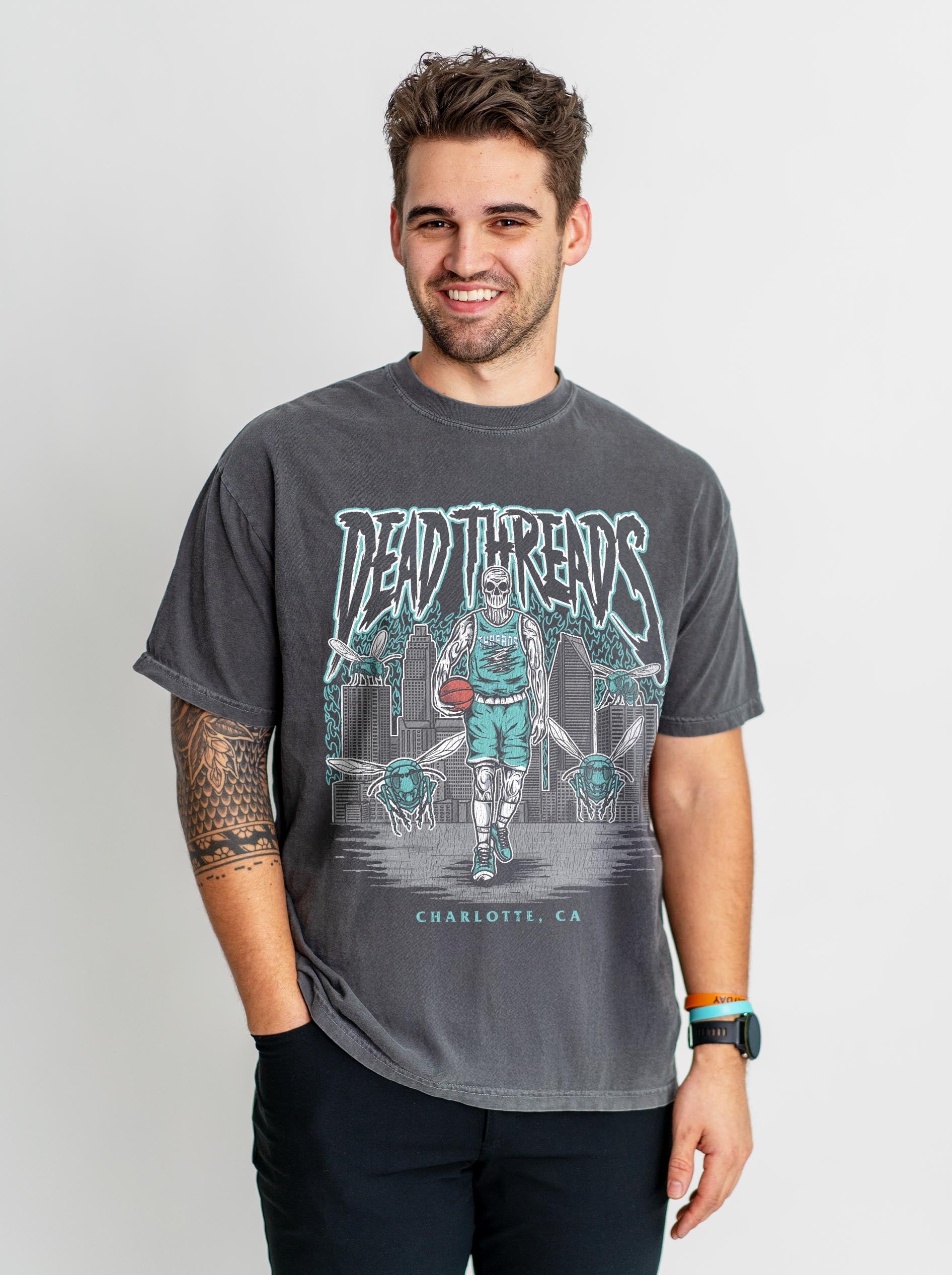 CHARLOTTE BASKETBALL – T-Shirt – Dead Threads Apparel