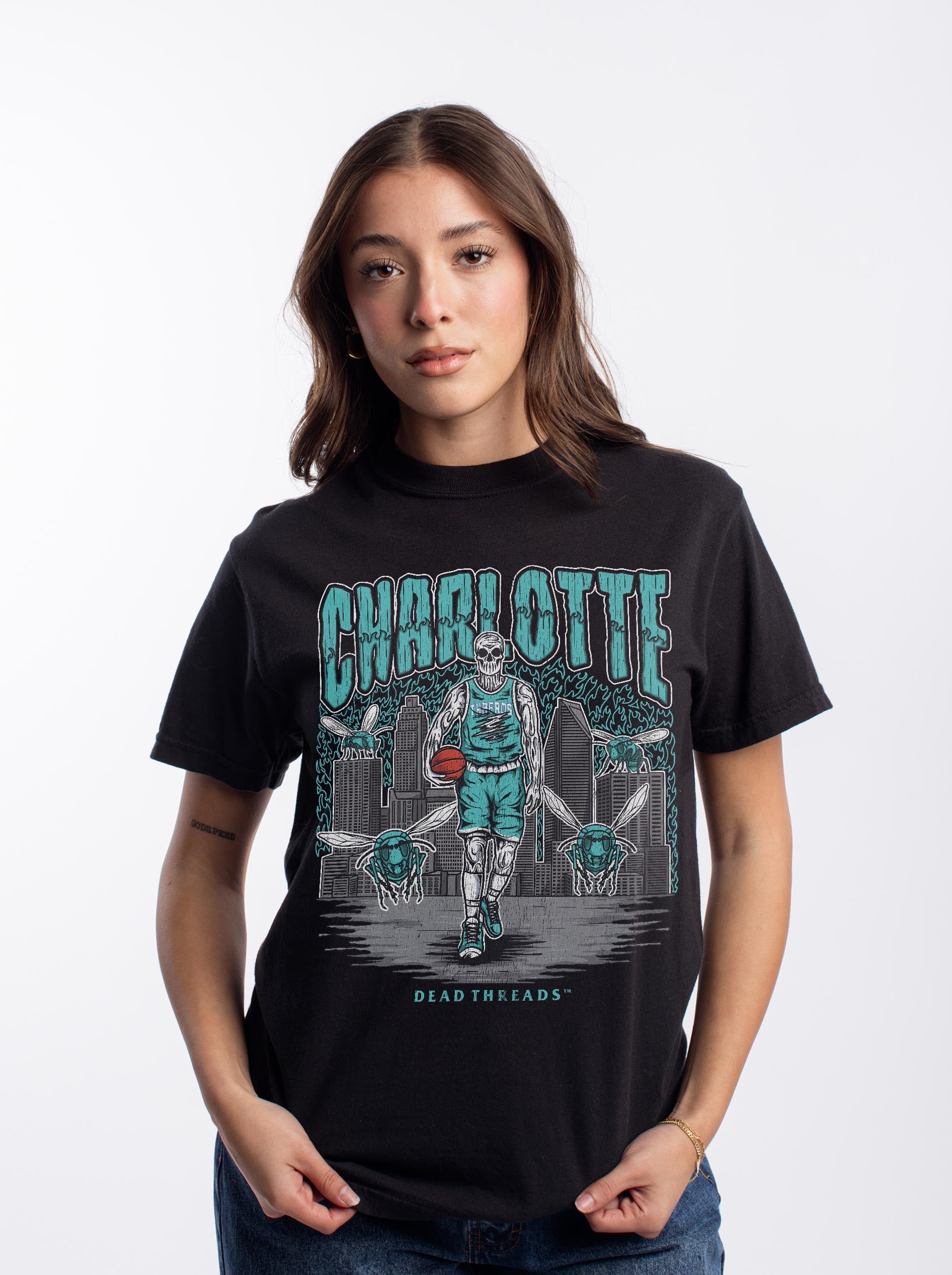 CHARLOTTE BASKETBALL – T-Shirt – Dead Threads Apparel