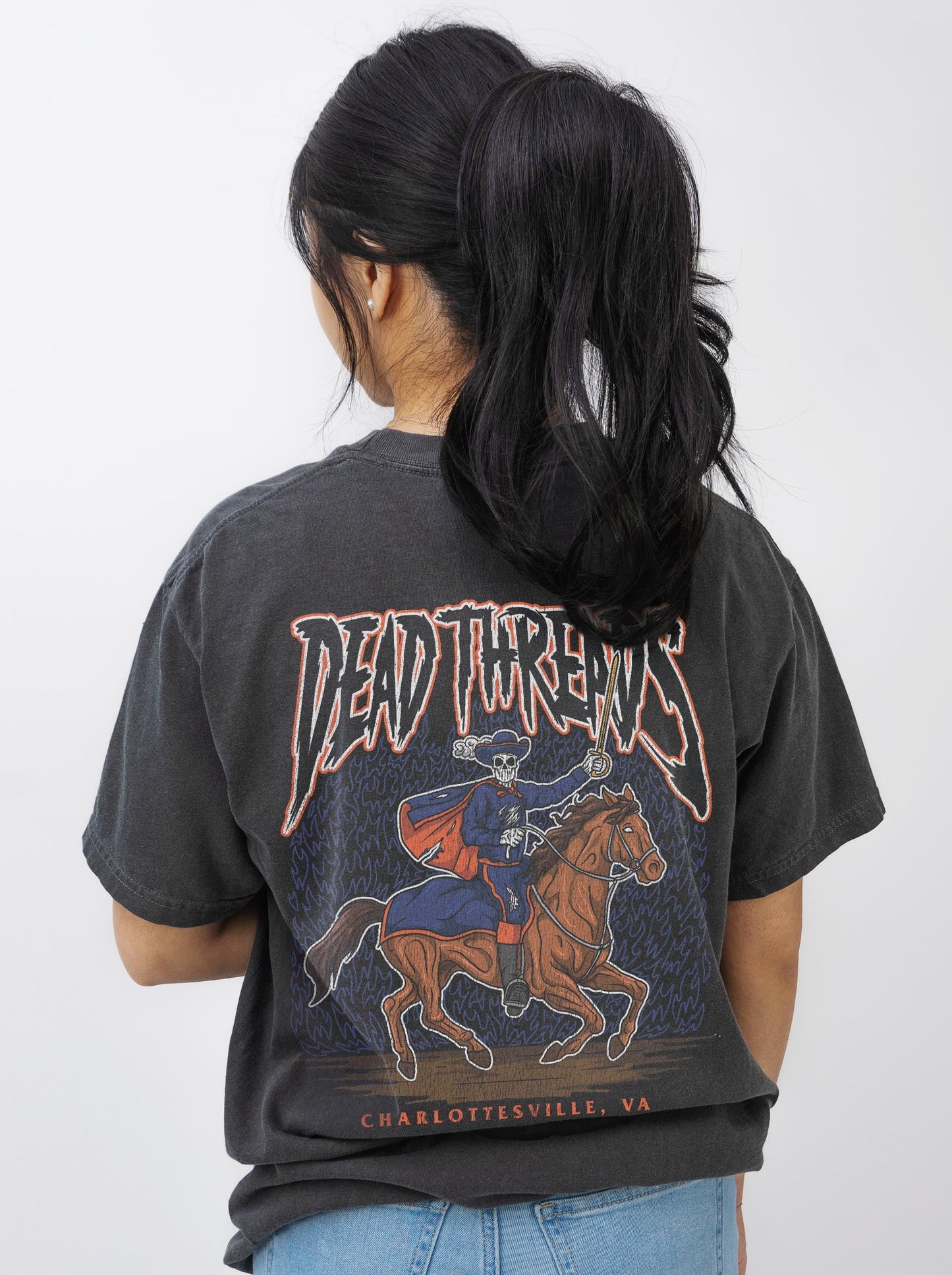 CHARLOTTESVILLE - “3 SKULL” PREMIUM T-SHIRT – T-Shirt – Dead Threads Apparel