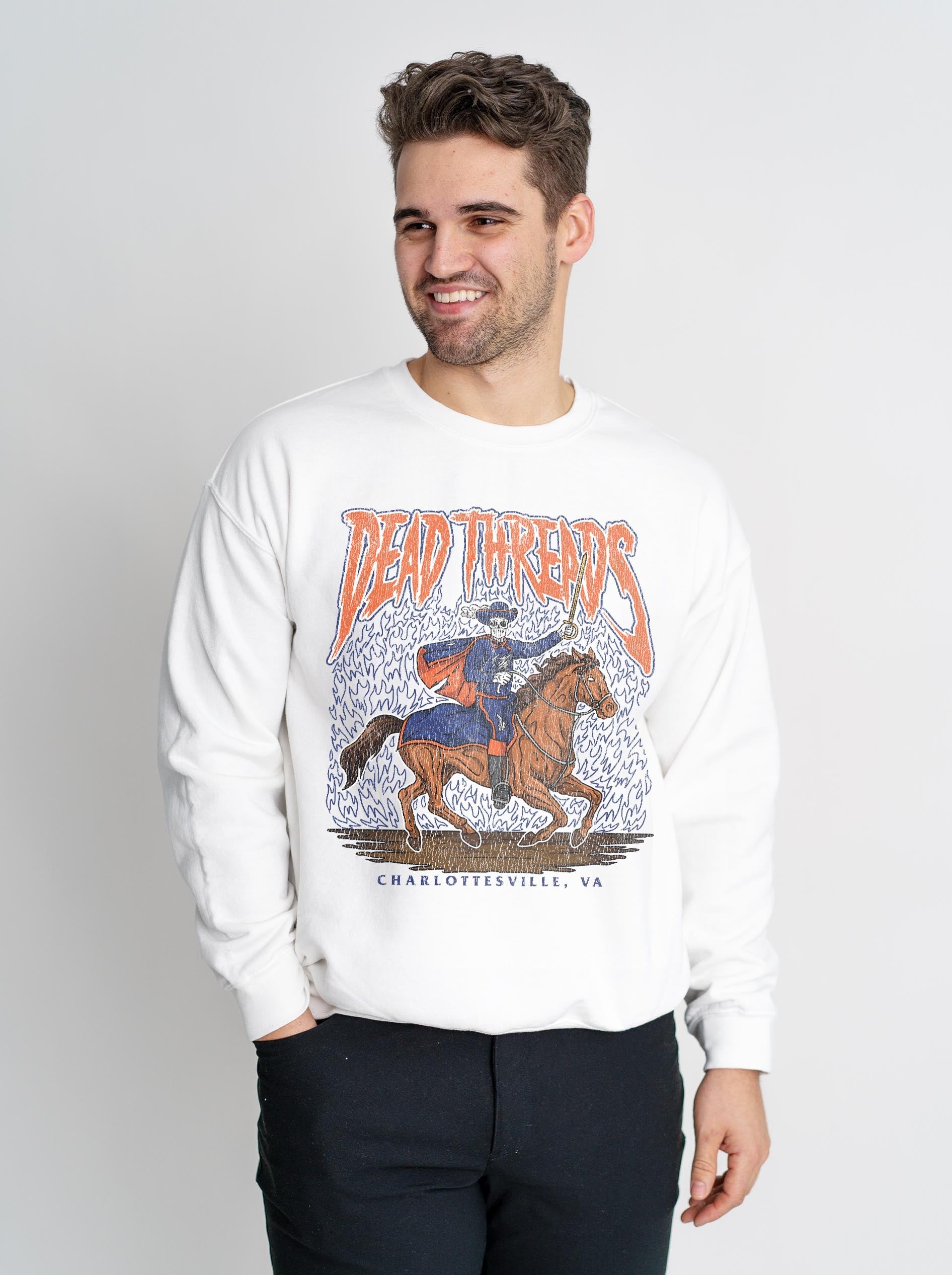 CHARLOTTESVILLE - CREWNECK SWEATSHIRT – Sweatshirt – Dead Threads Apparel