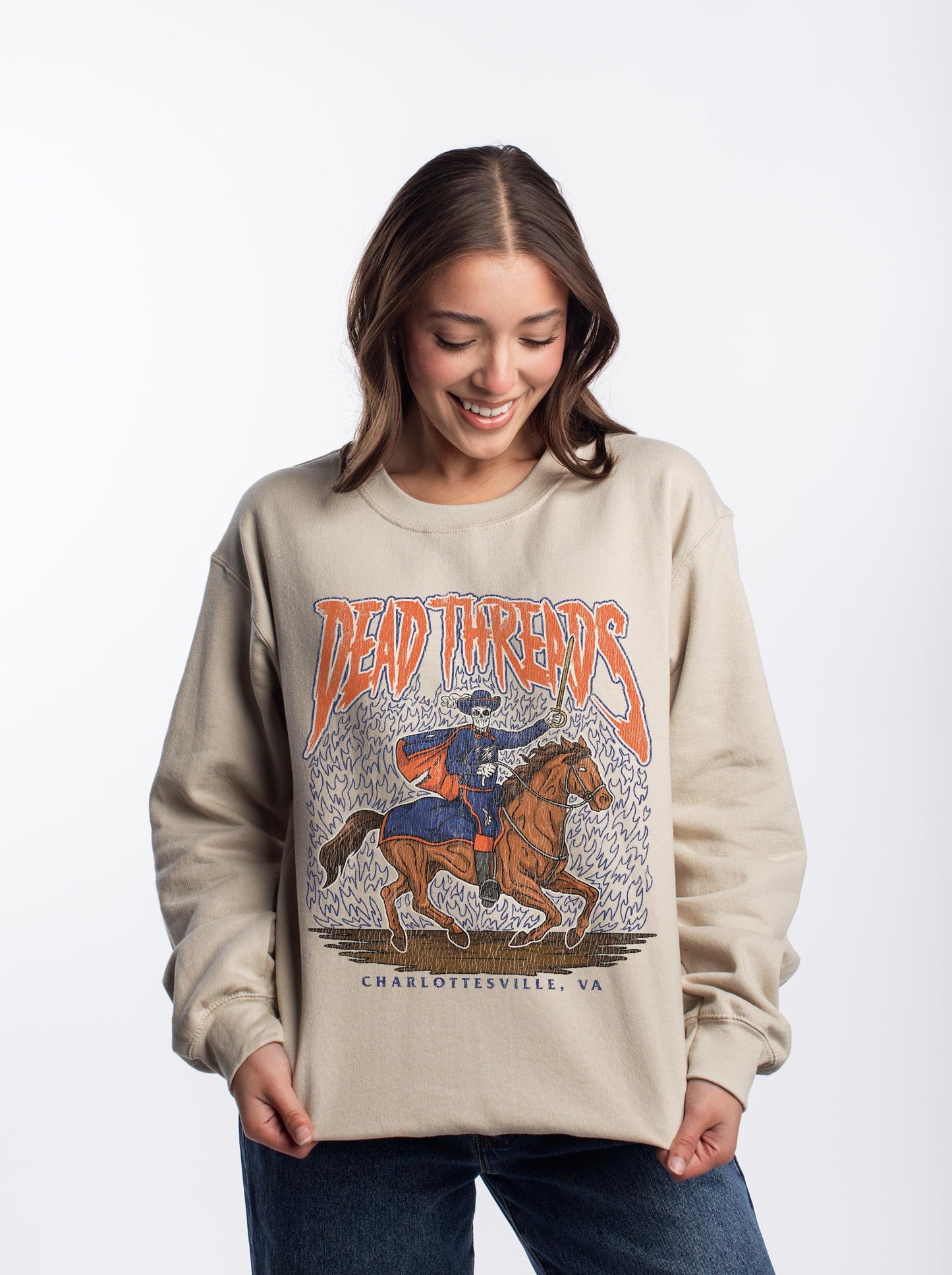 CHARLOTTESVILLE - CREWNECK SWEATSHIRT – Sweatshirt – Dead Threads Apparel