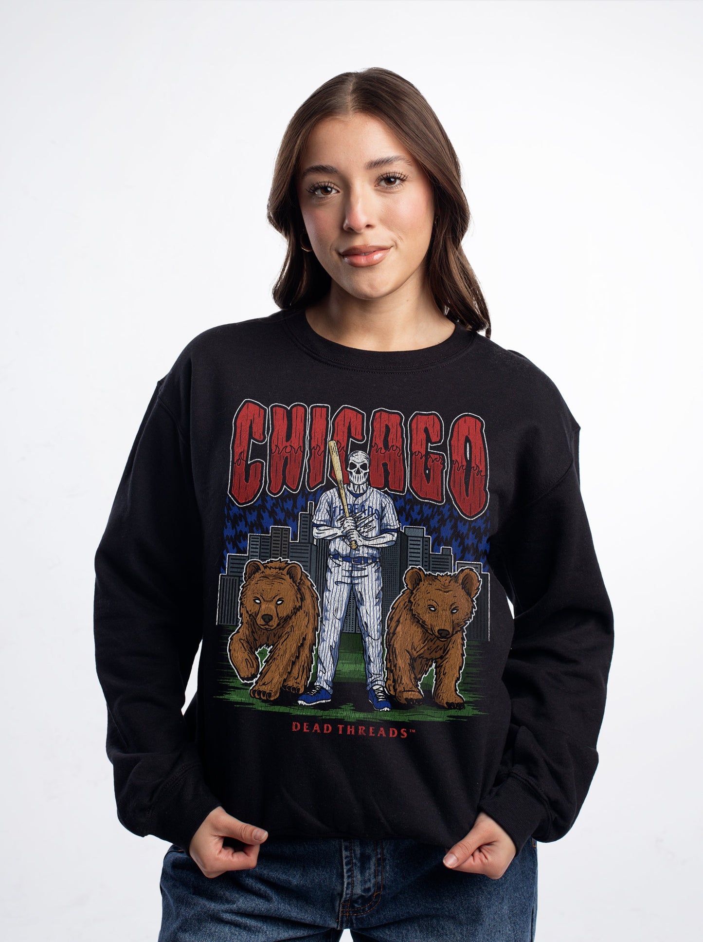 CHICAGO BASEBALL CREWNECK SWEATSHIRT – Sweatshirt – Dead Threads Apparel