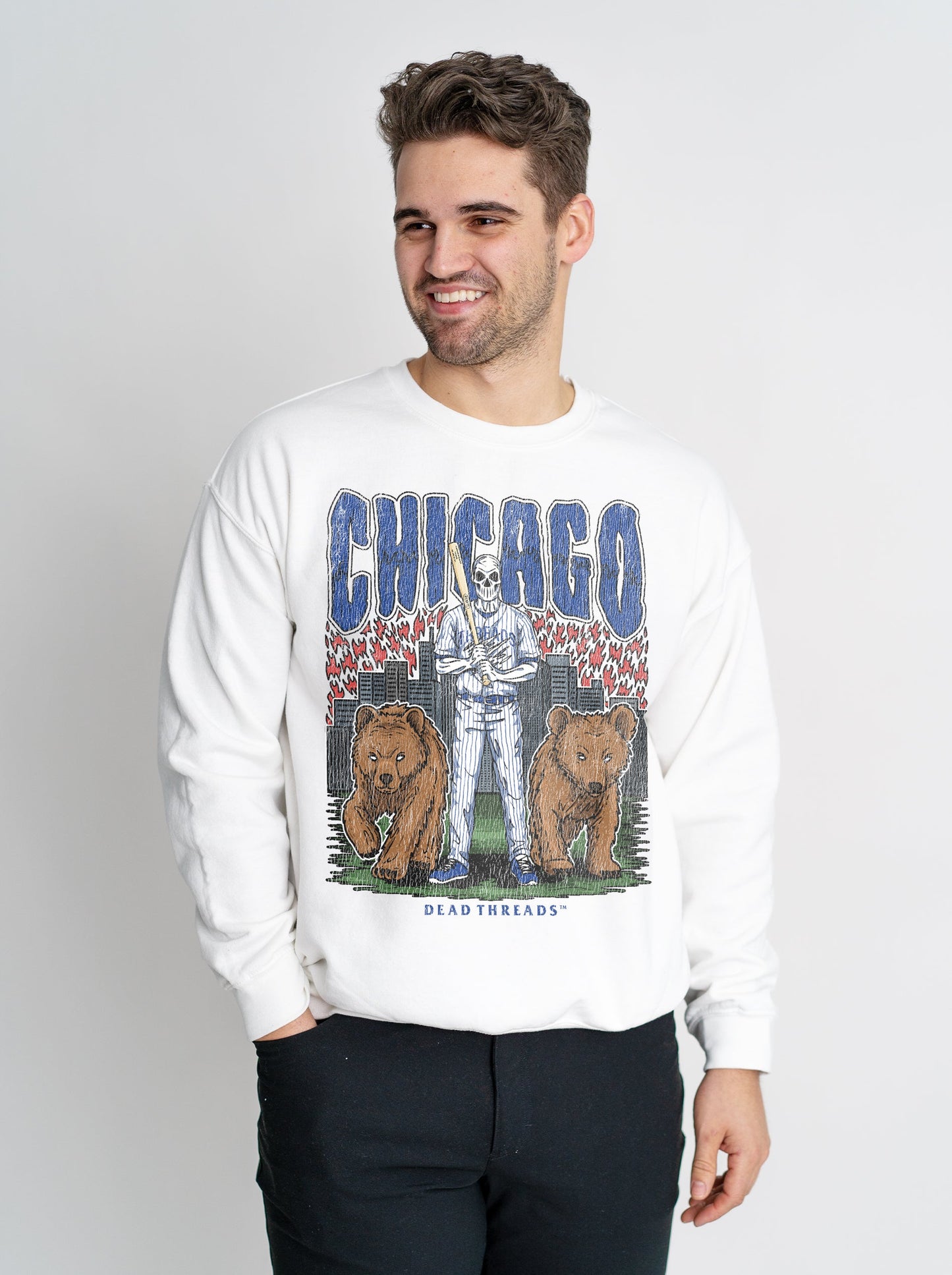 CHICAGO BASEBALL CREWNECK SWEATSHIRT – Sweatshirt – Dead Threads Apparel