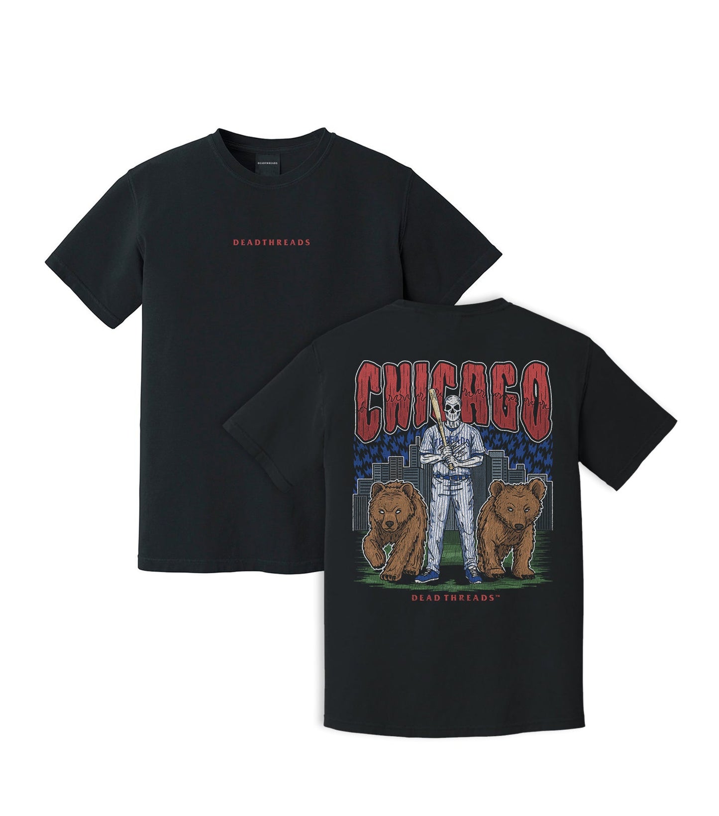 CHICAGO BASEBALL - “DT ESSENTIAL" PREMIUM T - SHIRT – T-Shirt – Dead Threads Apparel
