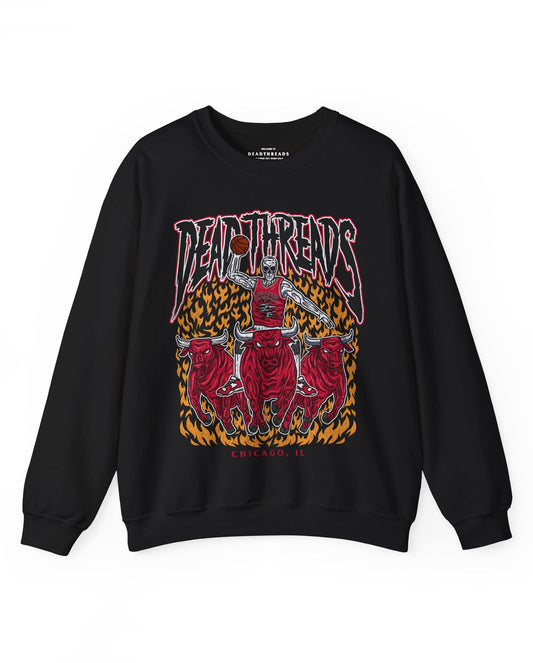 CHICAGO BASKETBALL - CREWNECK SWEATSHIRT – Sweatshirt – Dead Threads Apparel