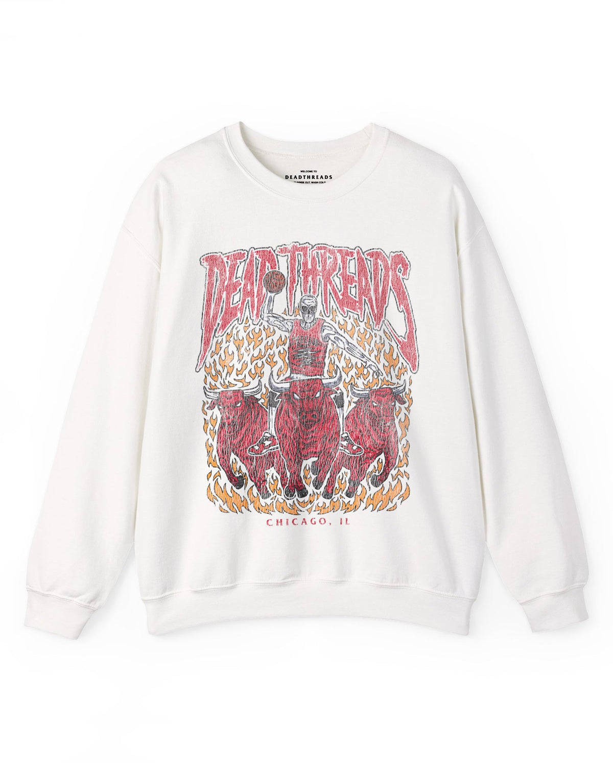 CHICAGO BASKETBALL - CREWNECK SWEATSHIRT – Sweatshirt – Dead Threads Apparel