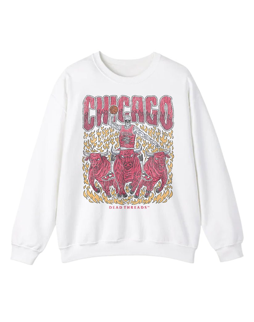 CHICAGO BASKETBALL CREWNECK SWEATSHIRT – Sweatshirt – Dead Threads Apparel